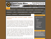 Tablet Screenshot of fastcostaricafinance.com
